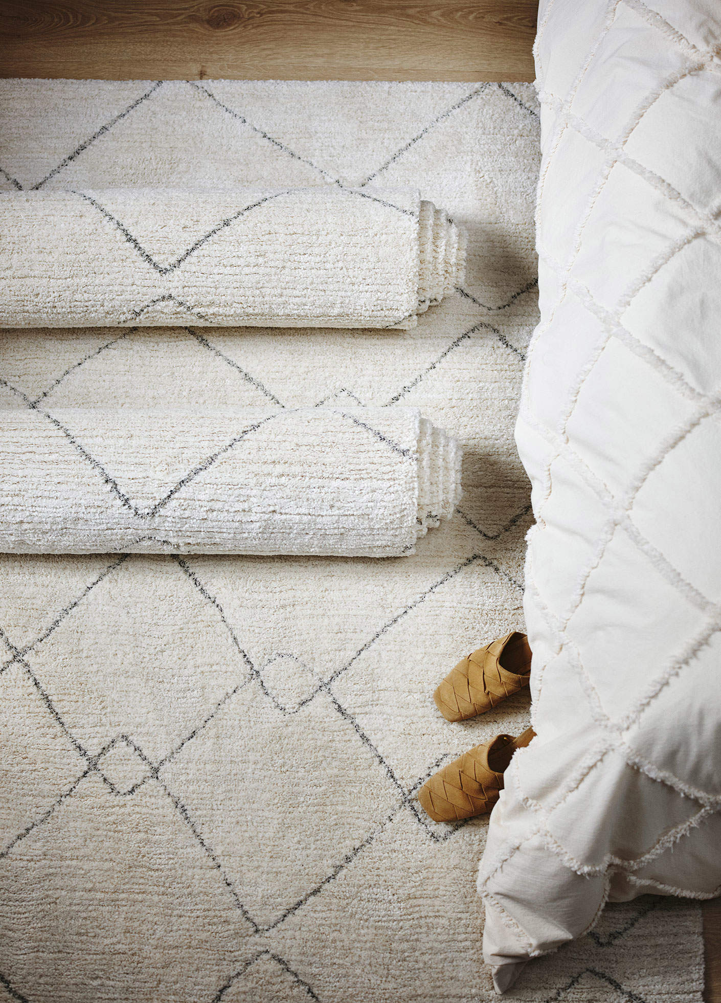 tapis berbère blanc
