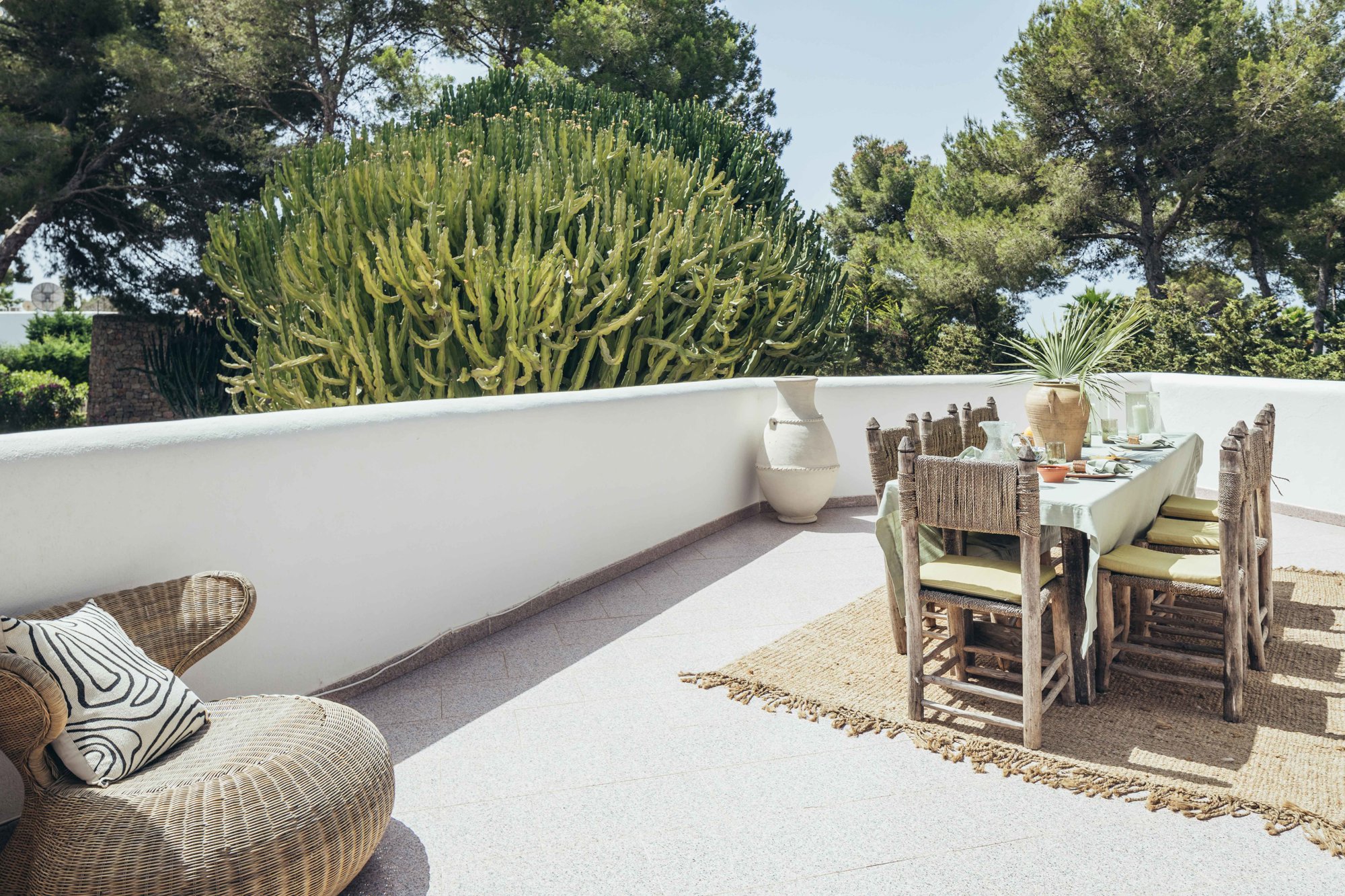 terrasse appartement décoration naturelle