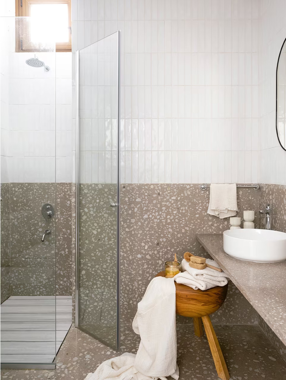salle de bain terrazzo salle de bain terrazzo