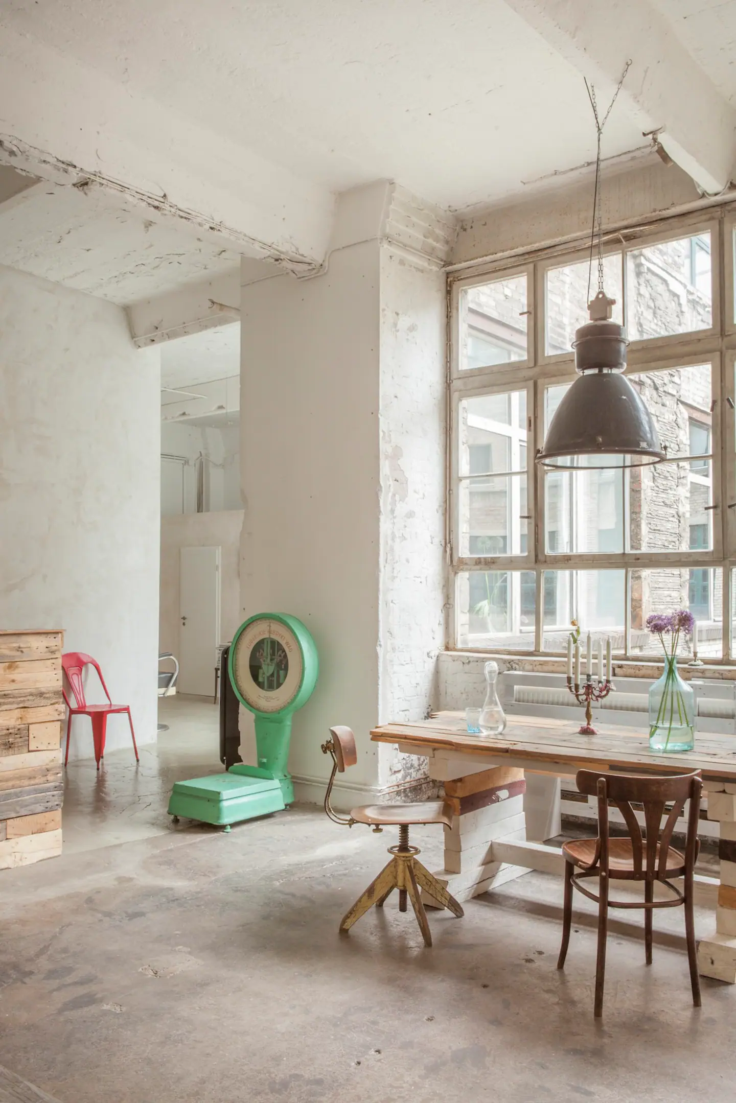salle à manger loft Berlin