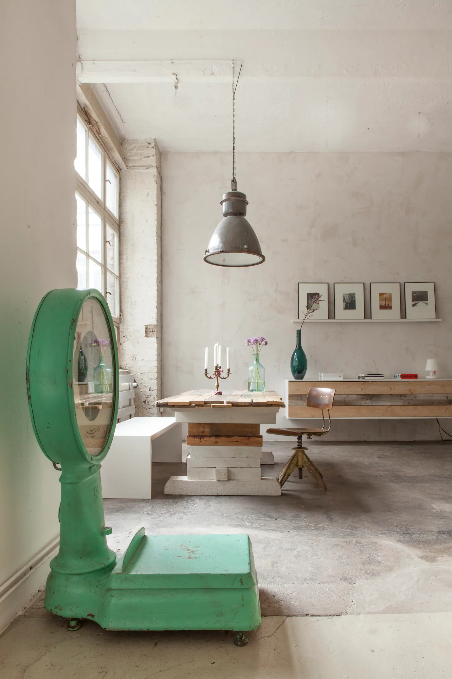 salle à manger loft Berlin