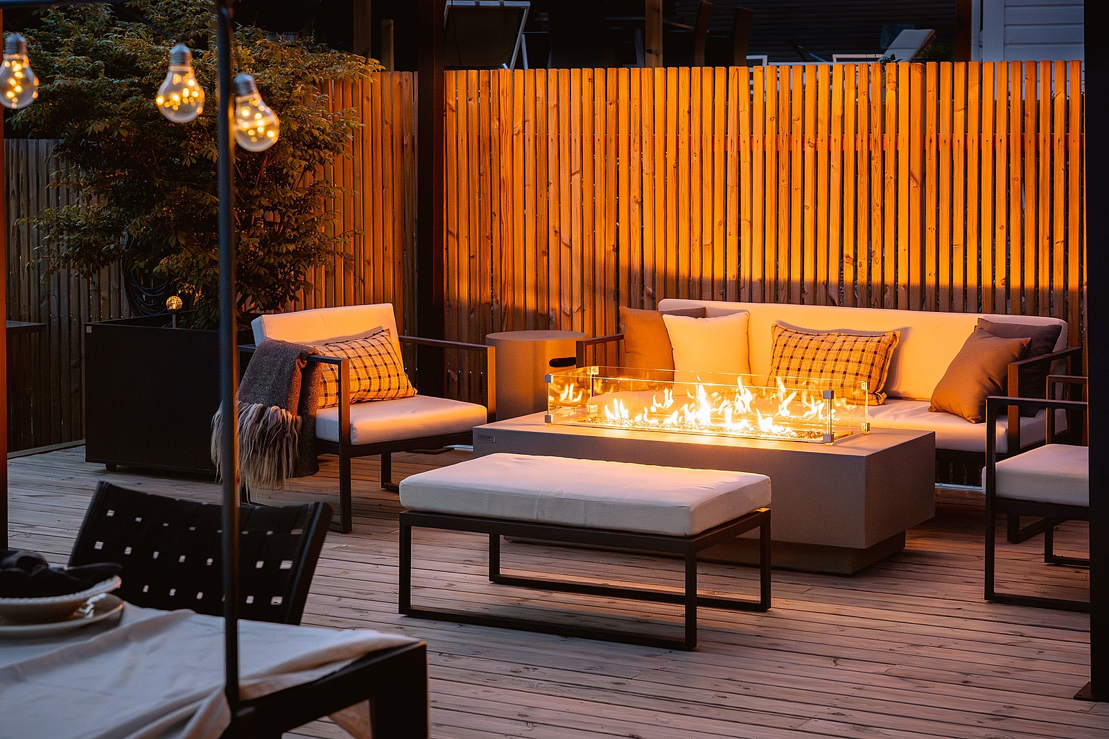 terrasse avec table basse brasero terrasse avec table basse brasero