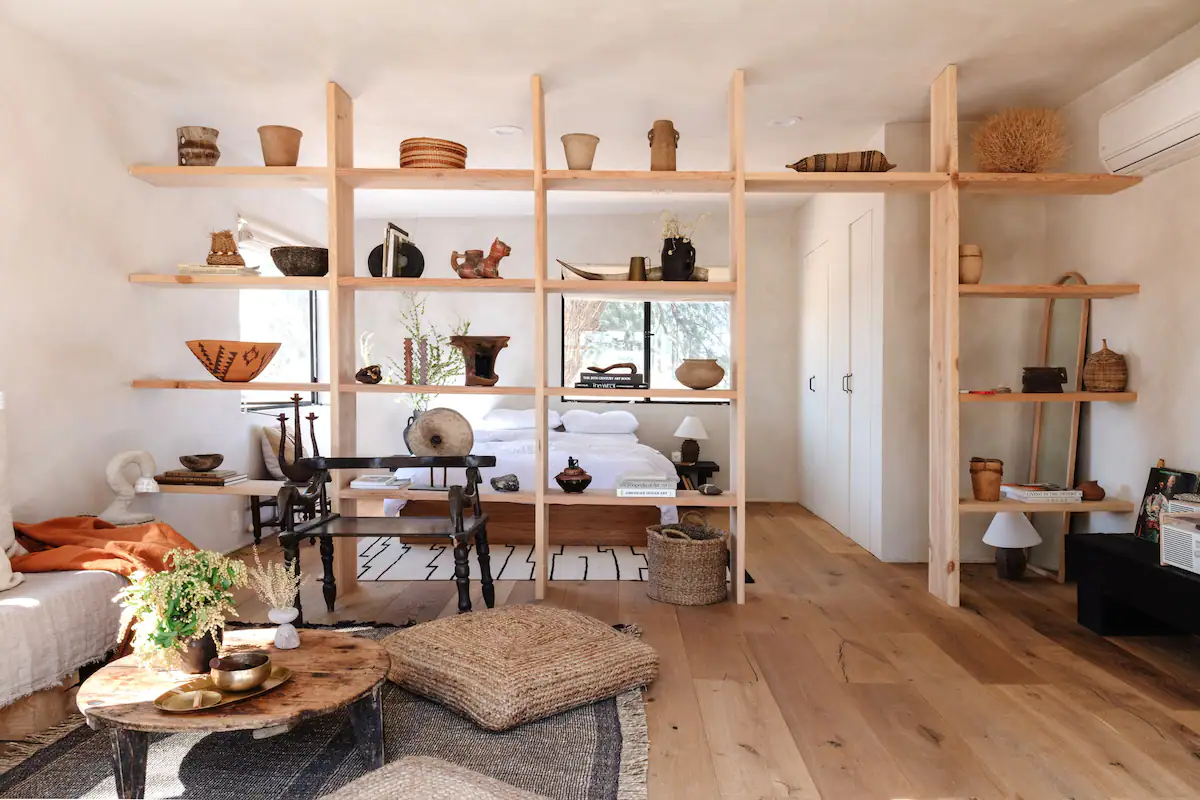 chambre et salon décoration naturelle