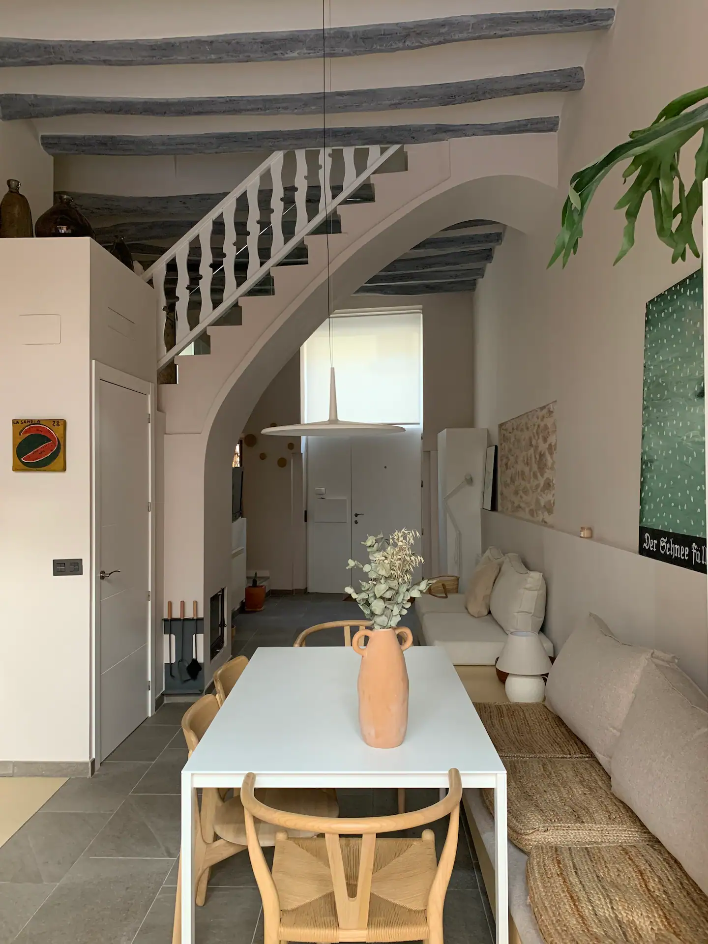 salle à manger maison de village mur pierres décoration design salle à manger maison de village mur pierres décoration design
