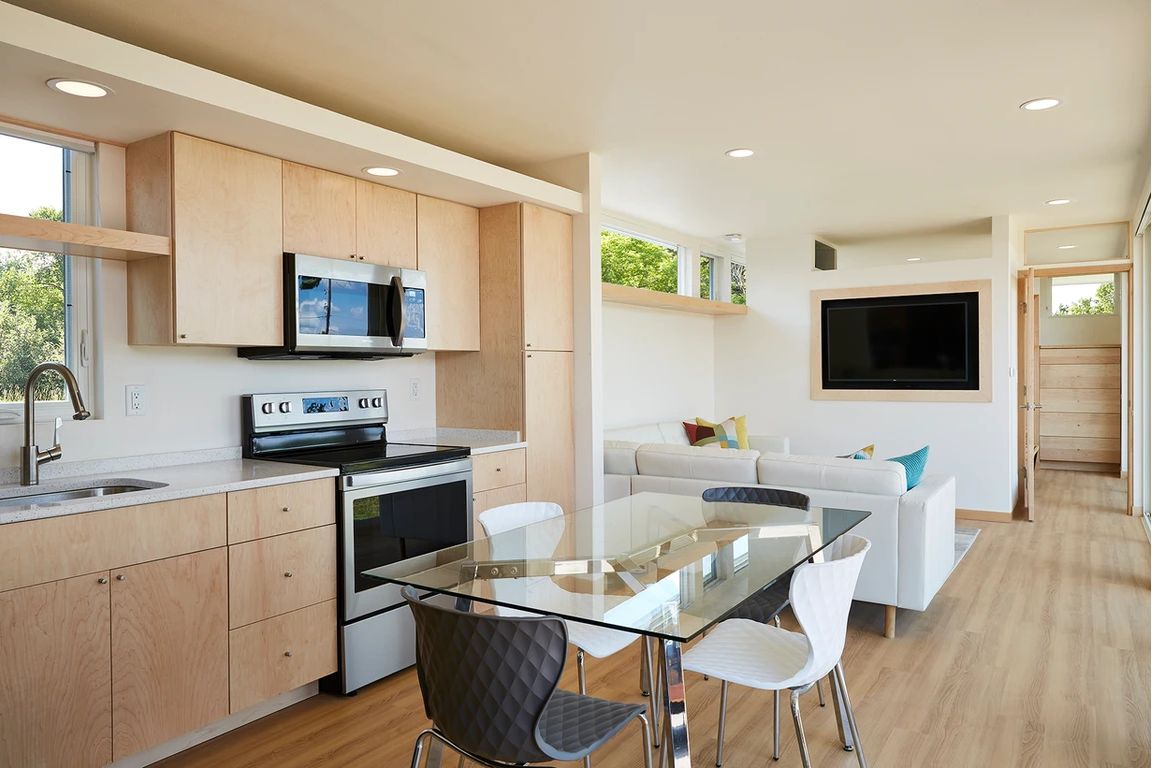 cuisine et salon tiny house par Escape cuisine et salon tiny house par Escape