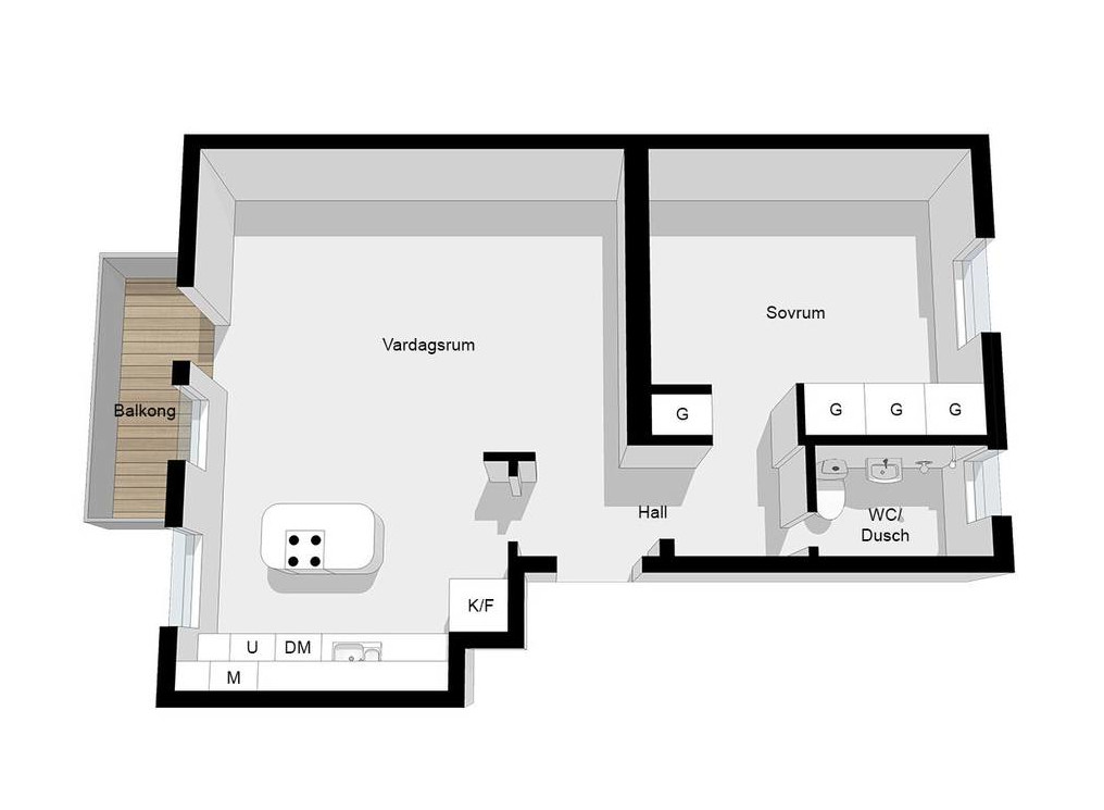 plan appartement de 46m2 comme une oasis urbaine plan appartement de 46m2 comme une oasis urbaine