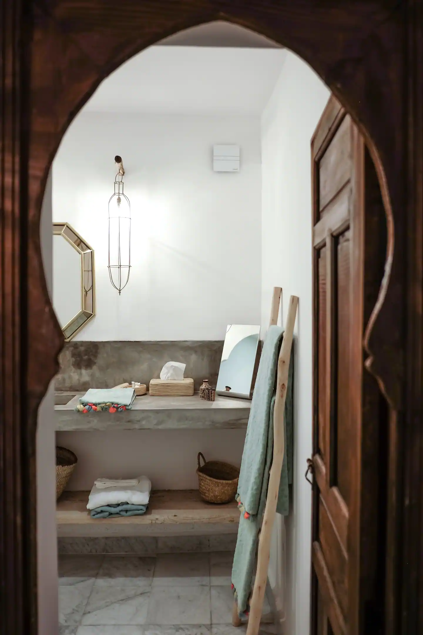 salle de bain riad Marrakech Le Petit Yasmine salle de bain riad Marrakech Le Petit Yasmine