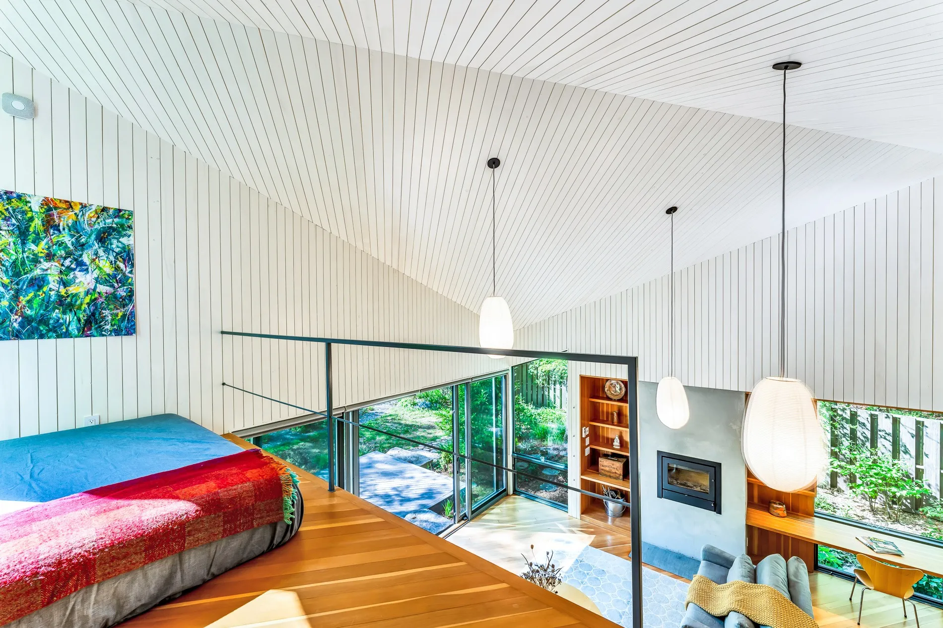 chambre sur mezzanine