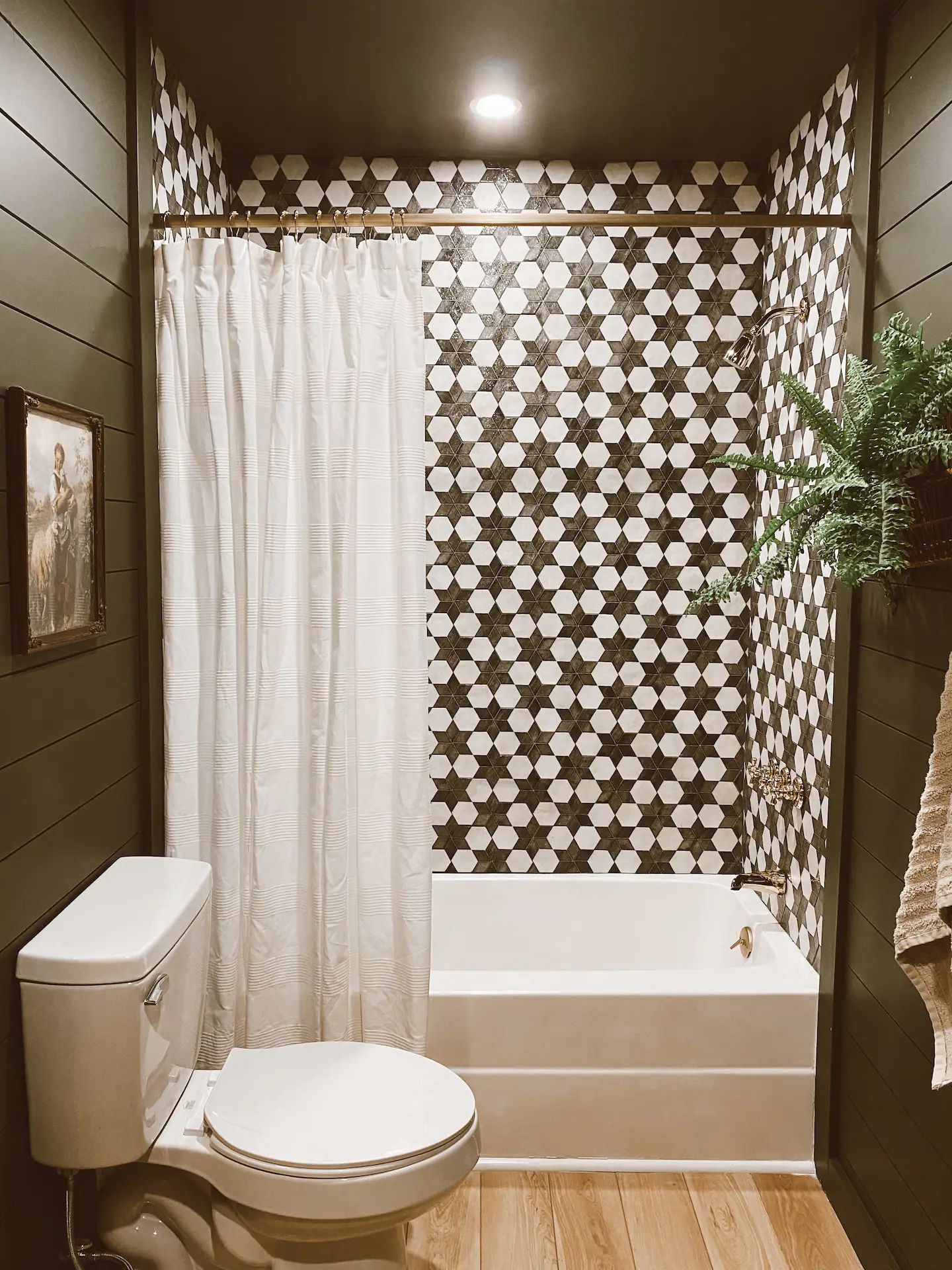 salle de bain vintage