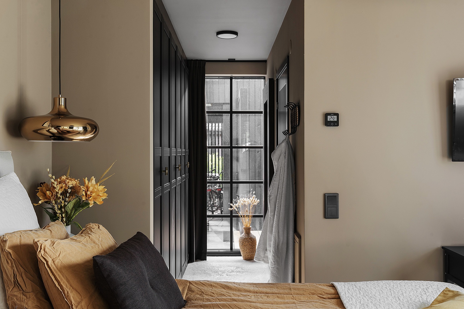 chambre contemporaine maison en bois