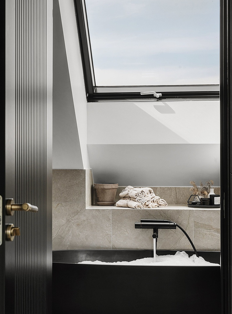 salle de bain design maison en bois