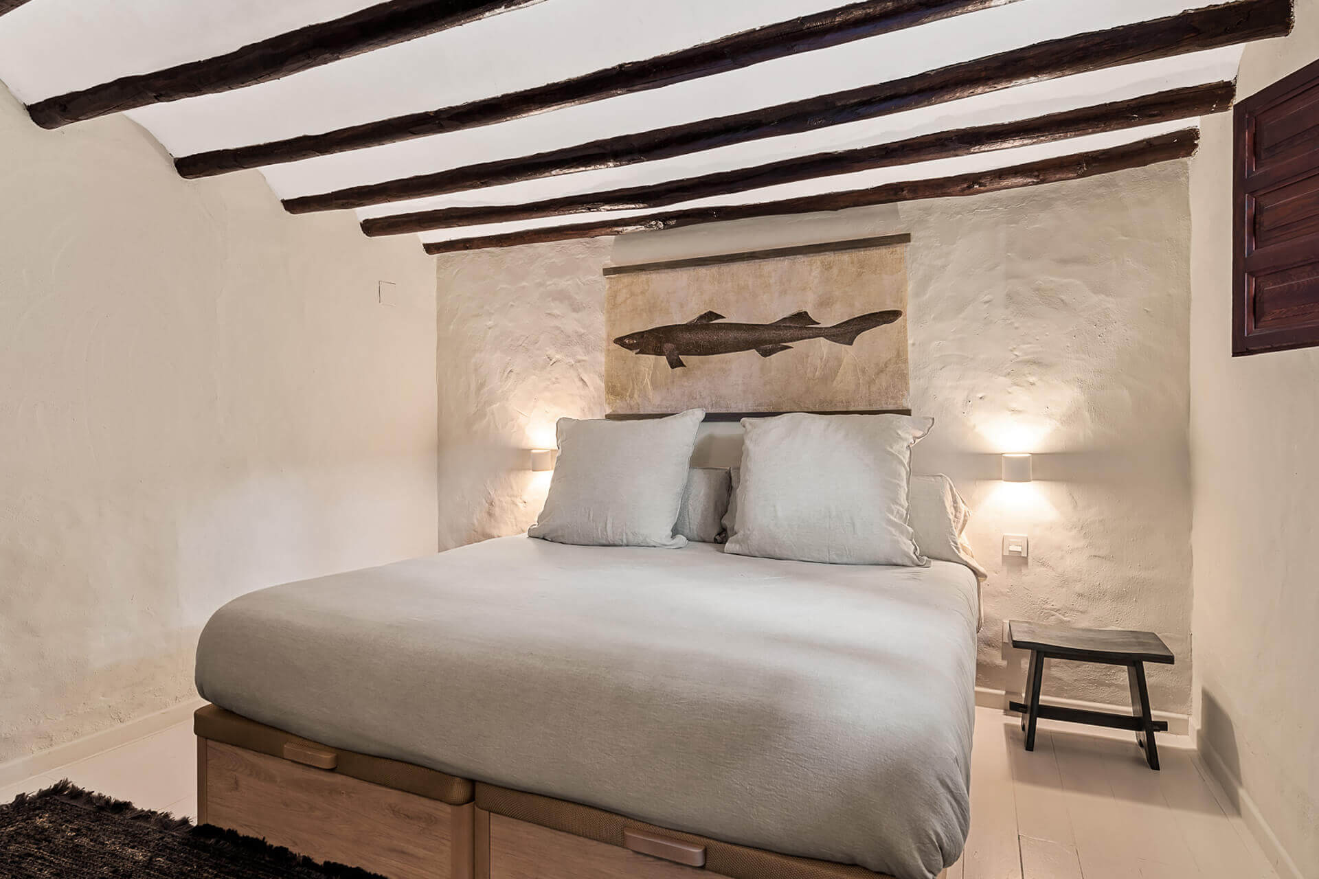 chambre décoration minimaliste avec poutres chambre décoration minimaliste avec poutres