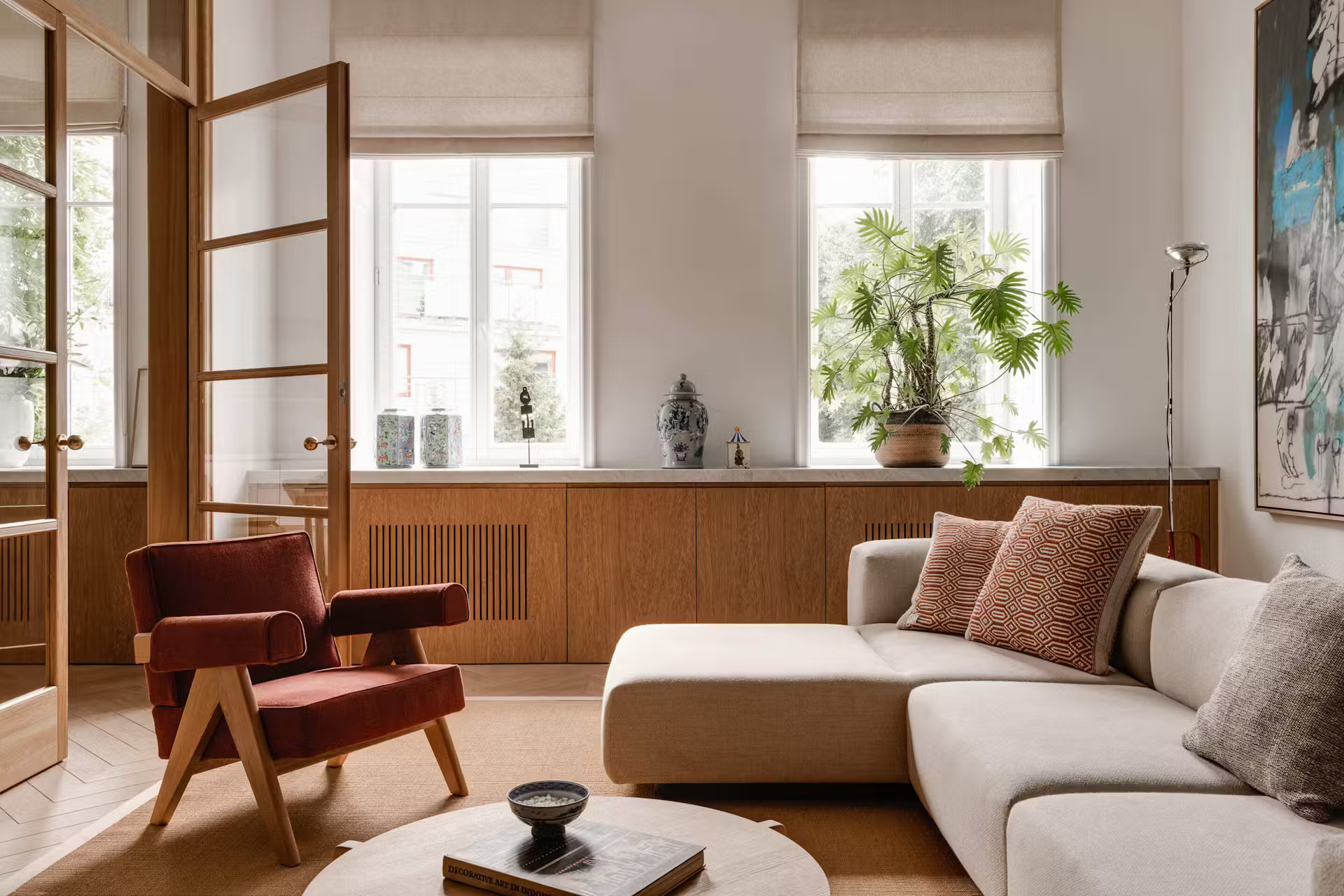 salon décoration contemporaine