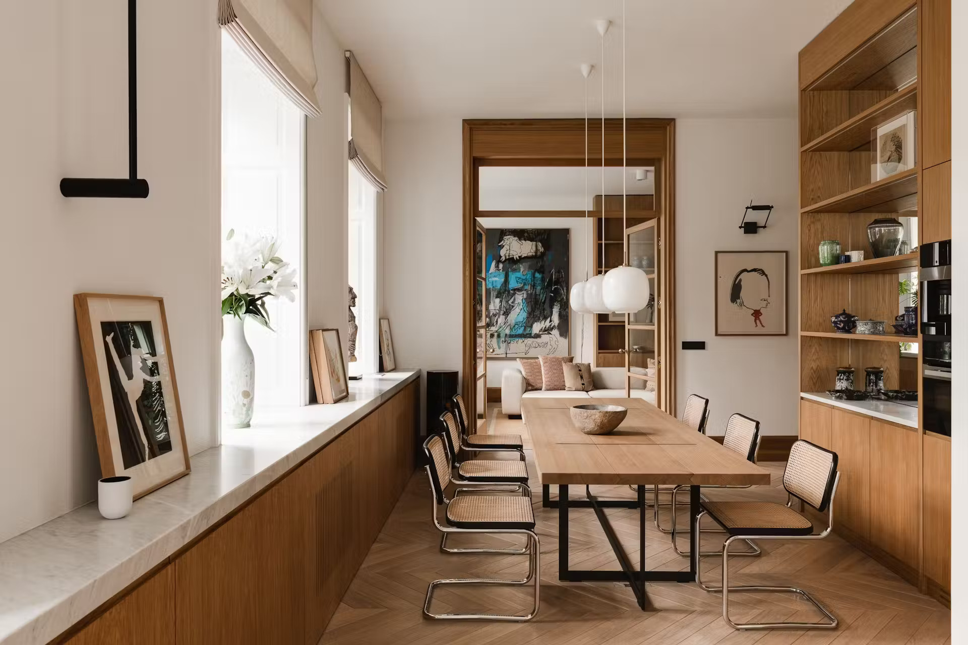 salle à manger décoration contemporaine