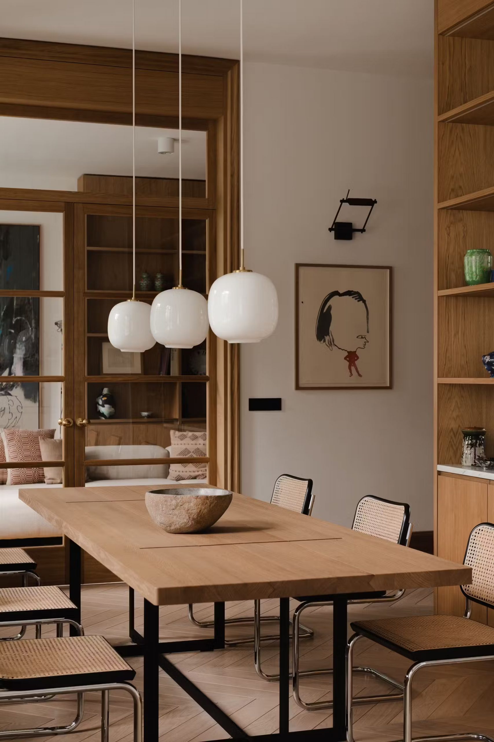 salle à manger décoration contemporaine
