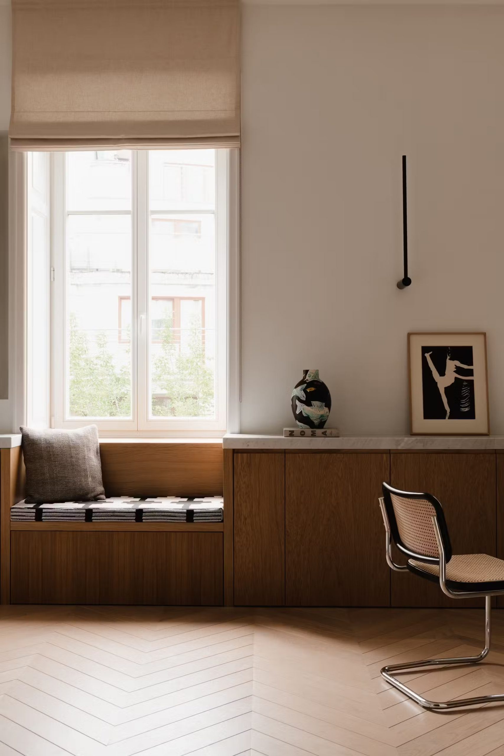 fenêtre avec banquette
