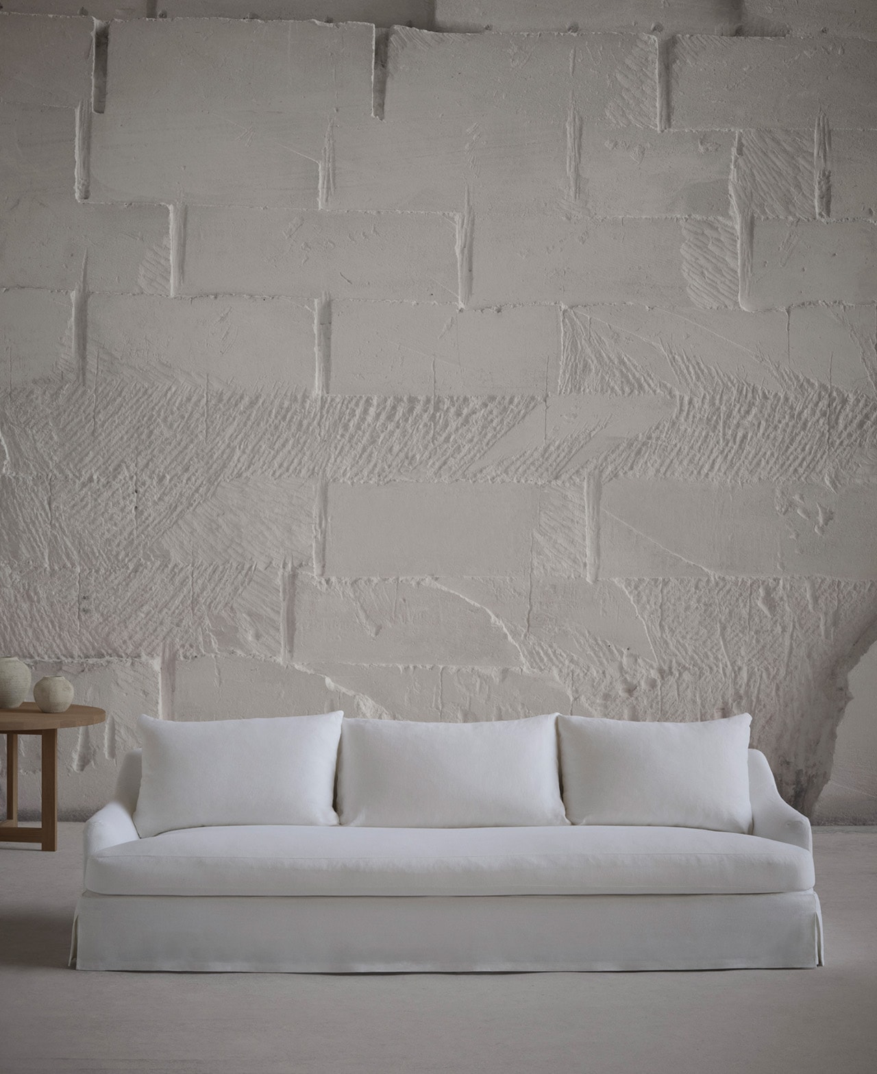 canapé blanc Zara Home collaboration Vincent Van Duysen