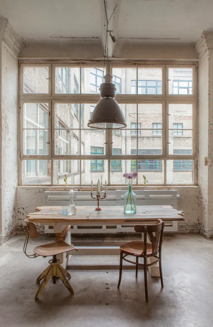 salle à manger loft Berlin