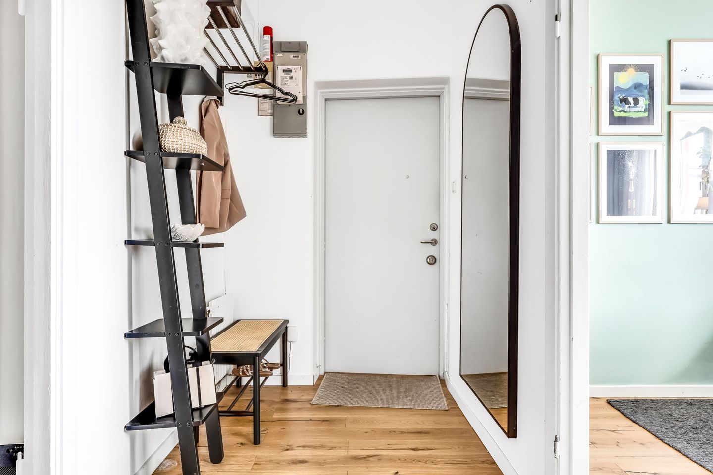 entrée décoration scandinave