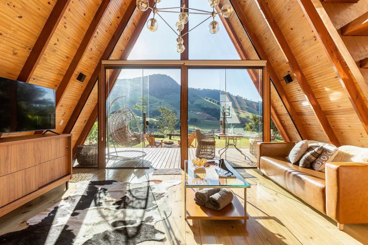 salon maison A-Frame