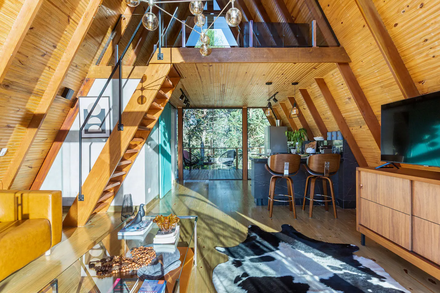 salon maison A-Frame