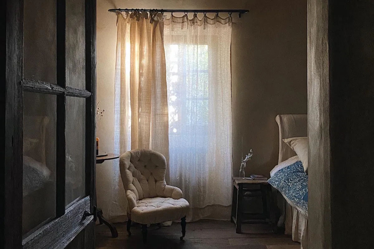 chambre décoration rustique chic
