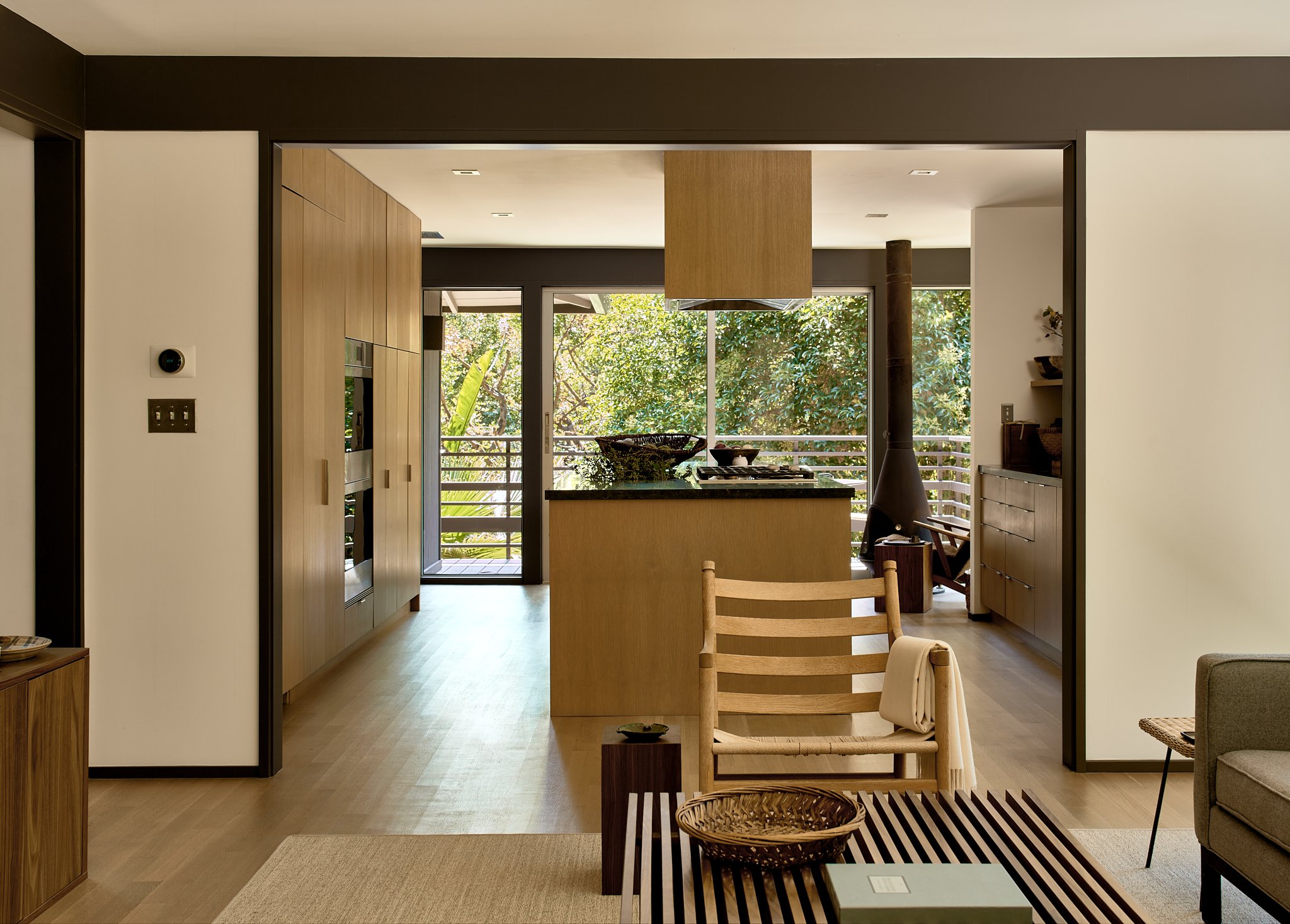 cuisine bois maison contemporaine