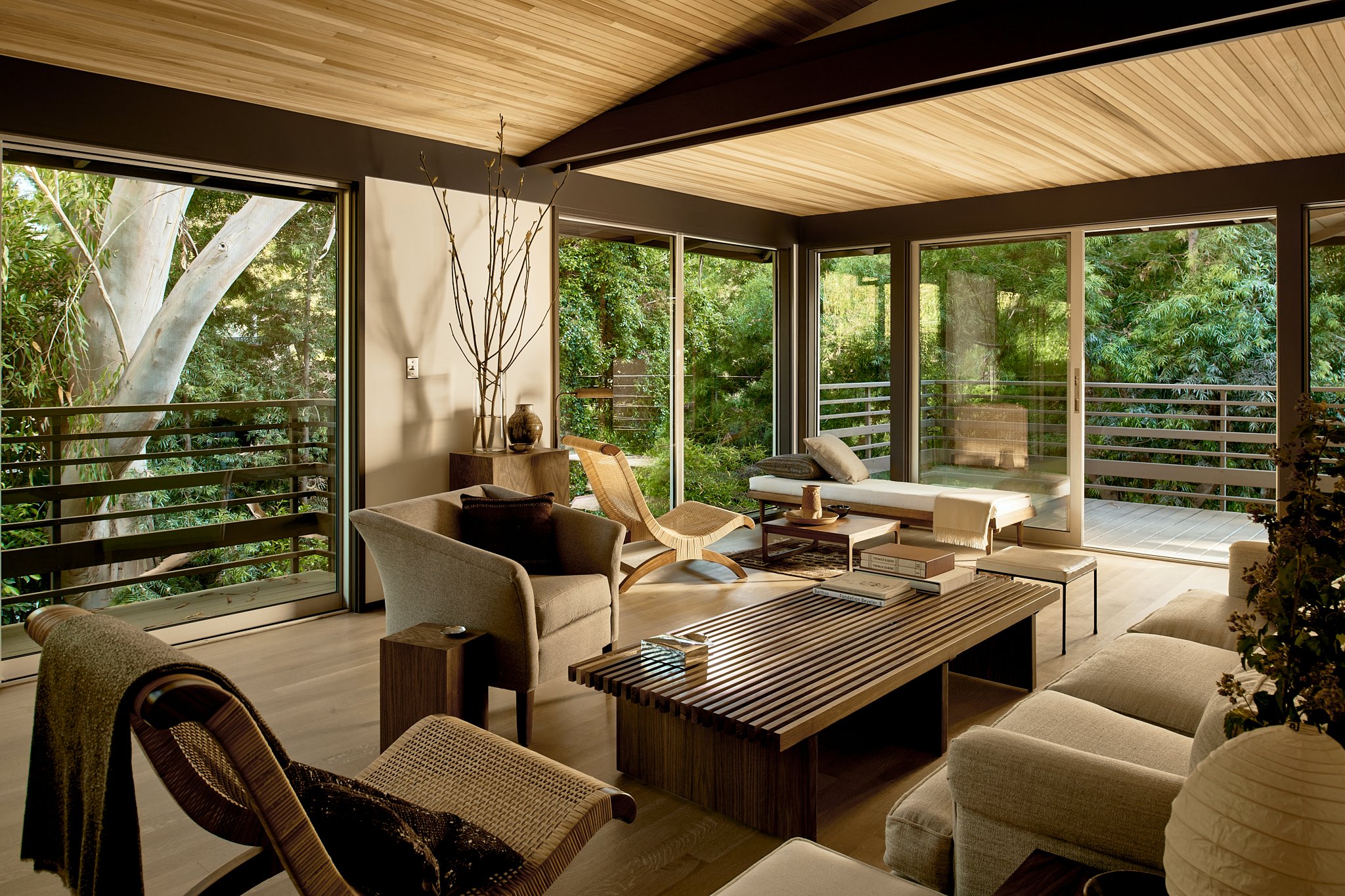salon maison contemporaine