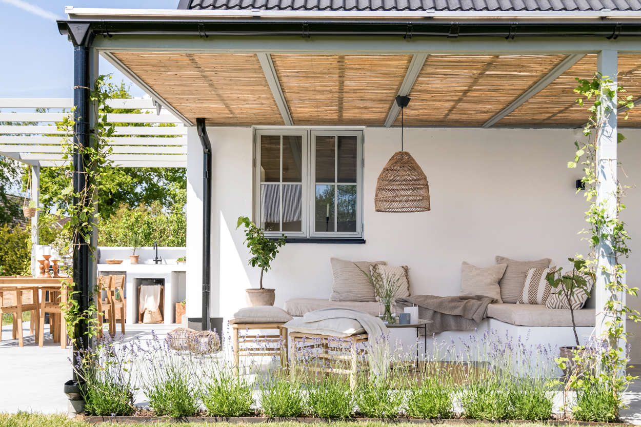 terrasse avec pergola et cannisses décoration scandinave terrasse avec pergola et cannisses décoration scandinave
