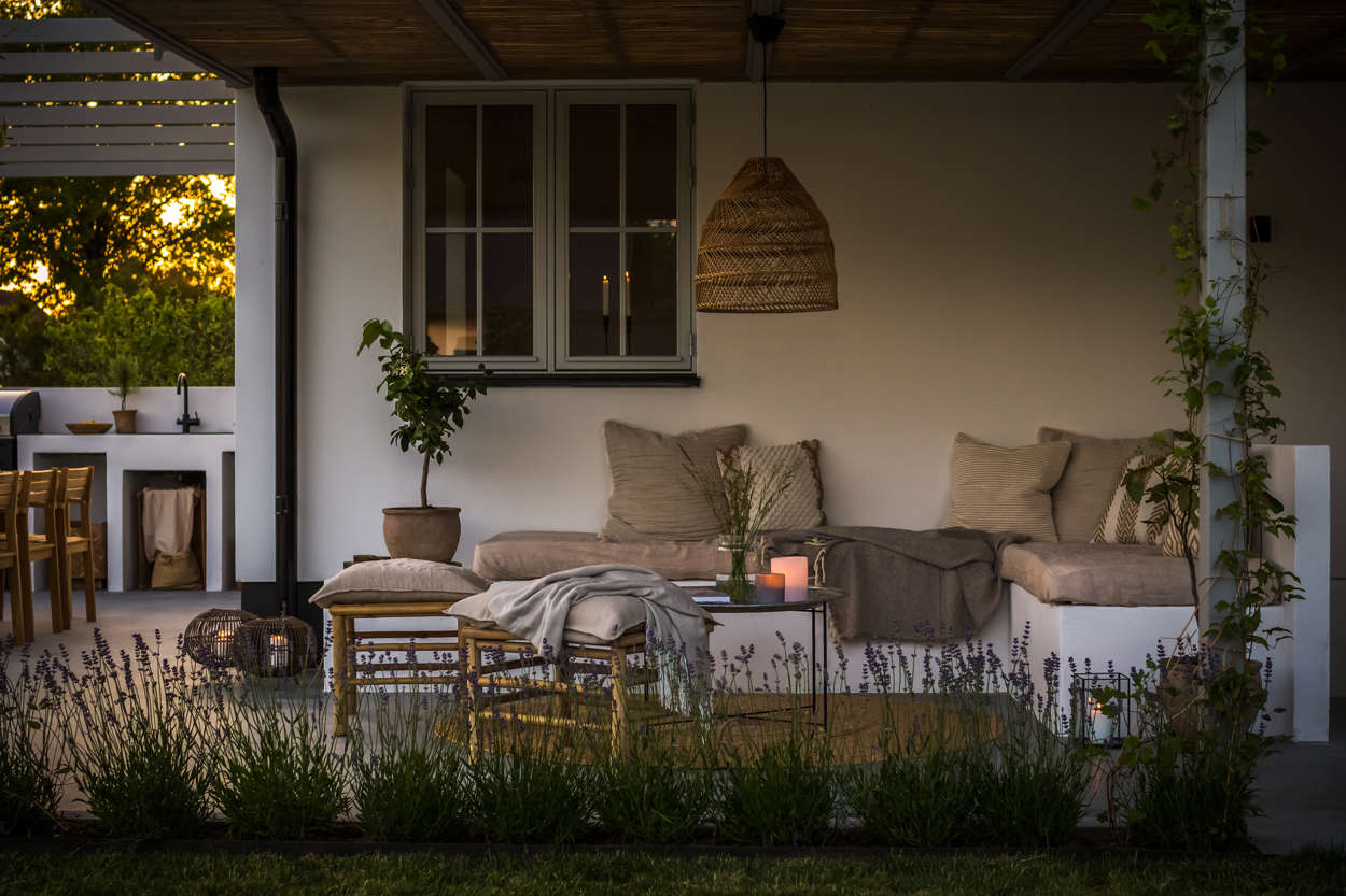 terrasse avec pergola et cannisses décoration scandinave terrasse avec pergola et cannisses décoration scandinave