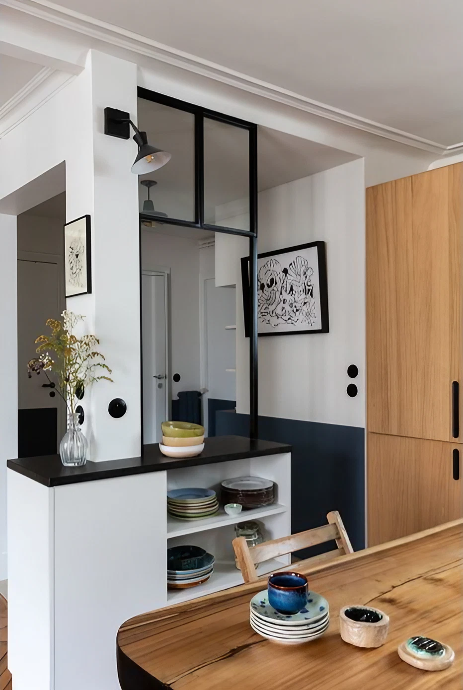 cuisine ouverte appartement Paris