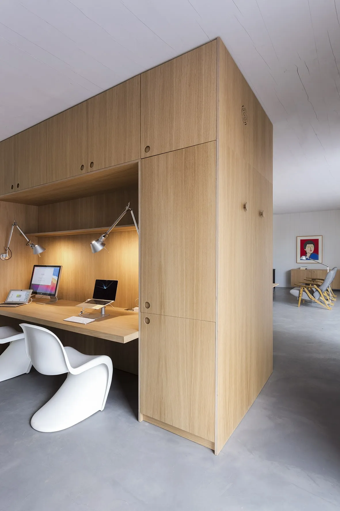 espace bureau mobilier IKEA personnalisé par CUBRO espace bureau mobilier IKEA personnalisé par CUBRO