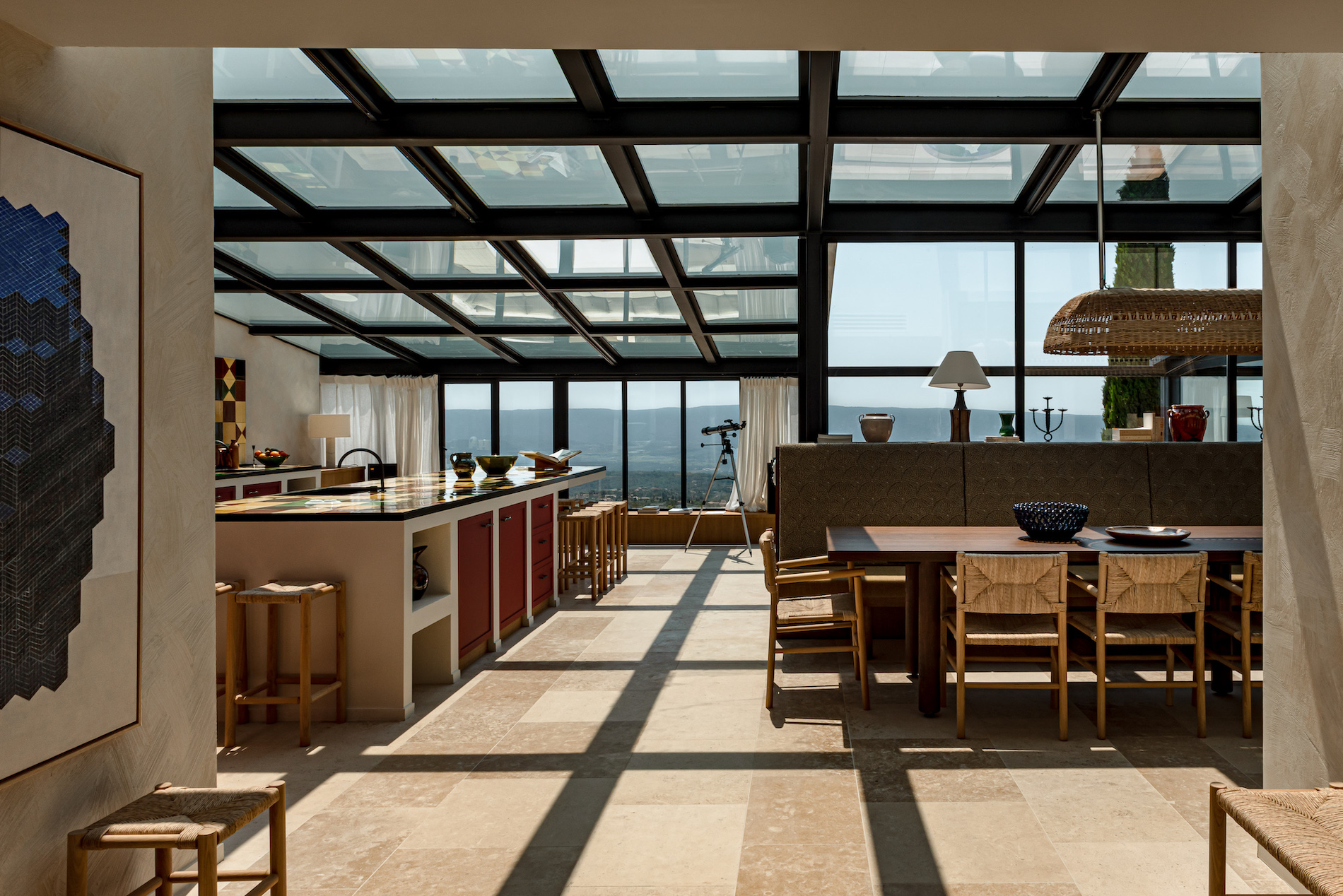 cuisine et salle à manger décoration contemporaine Les Hauts de Gordes cuisine et salle à manger décoration contemporaine Les Hauts de Gordes