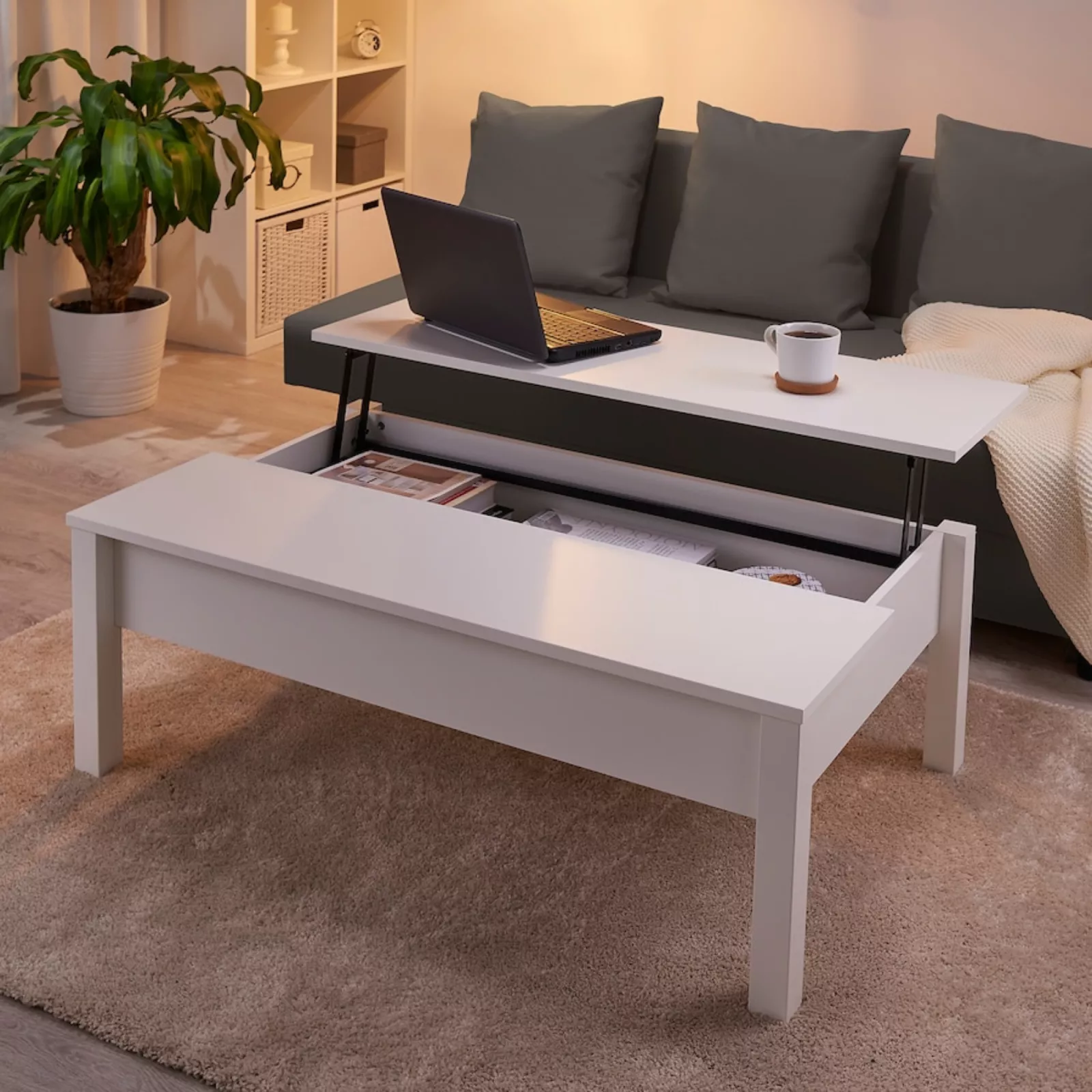 table basse plateau relevable