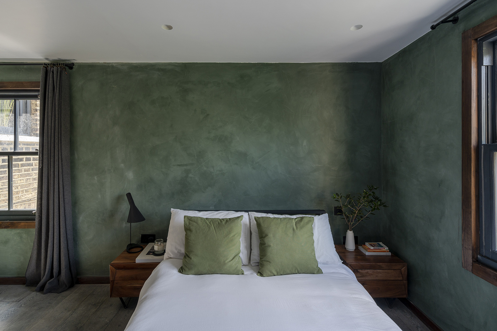 chambre mur vert décoration contemporaine chambre mur vert décoration contemporaine