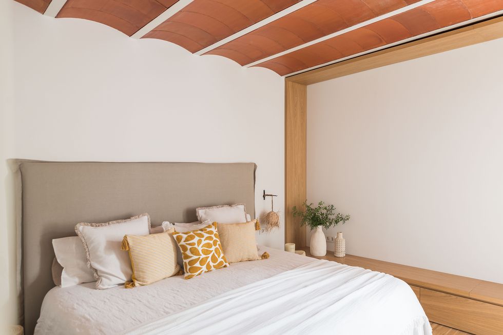 chambre plafond catalan décoration naturelle