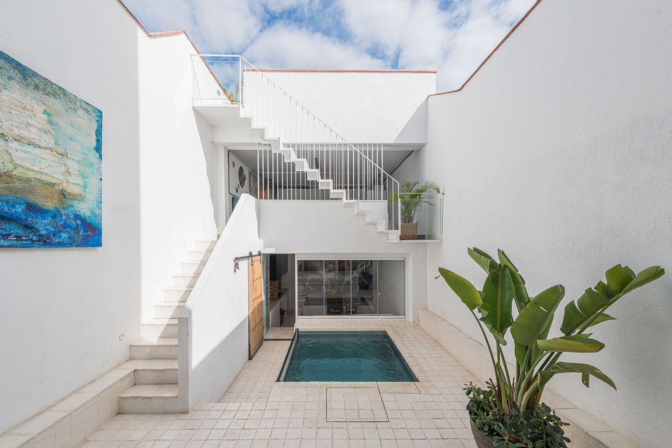 patio avec piscine 