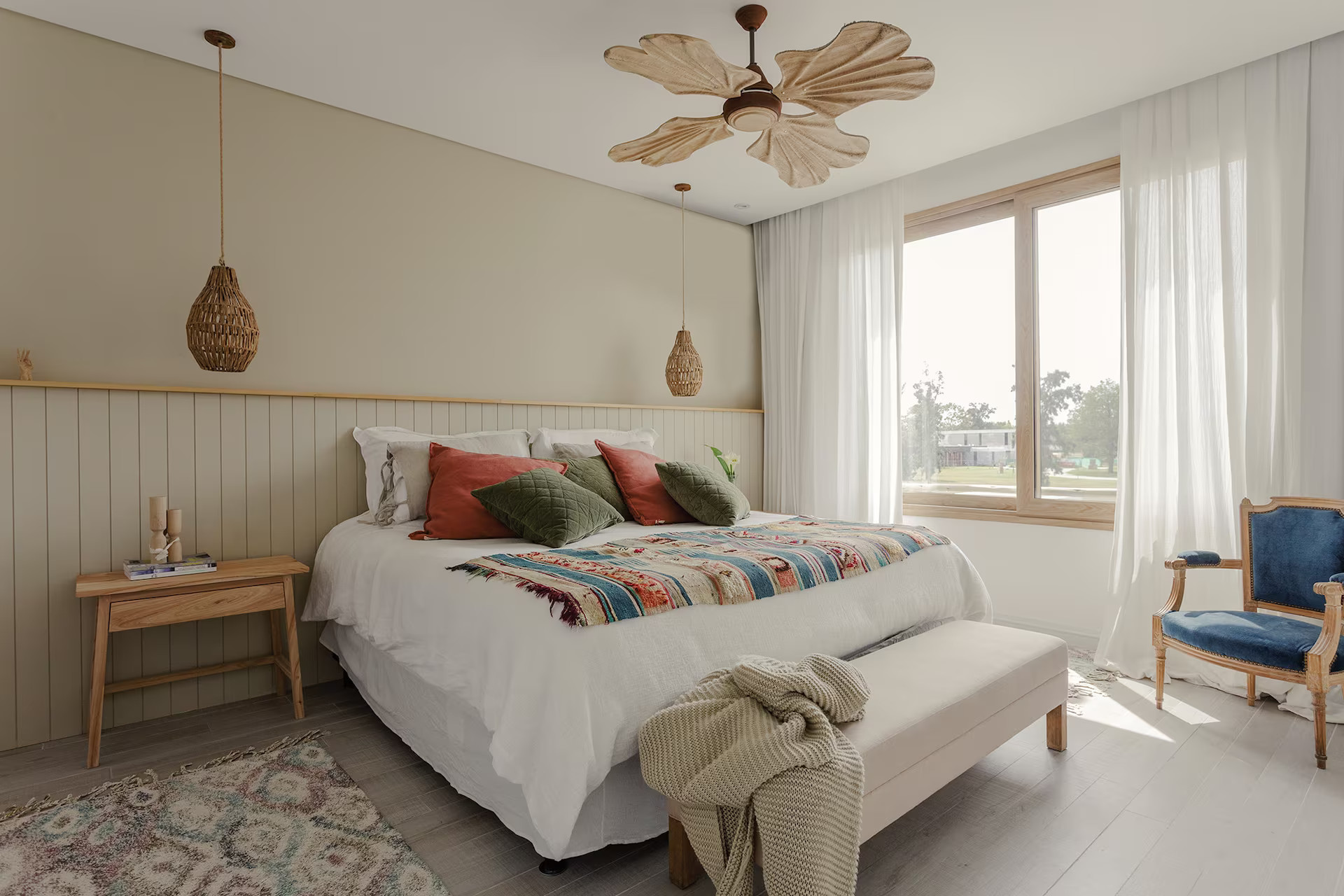 chambre décoration rustique chic