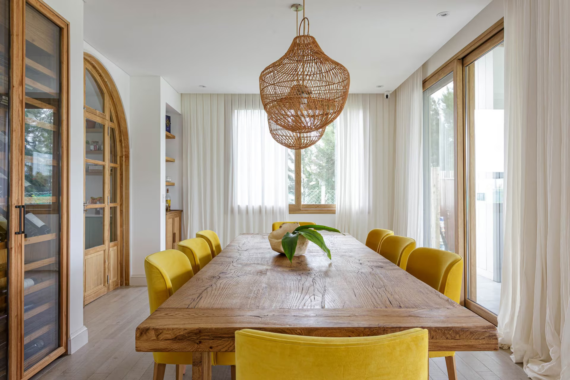 salle à manger table en bois