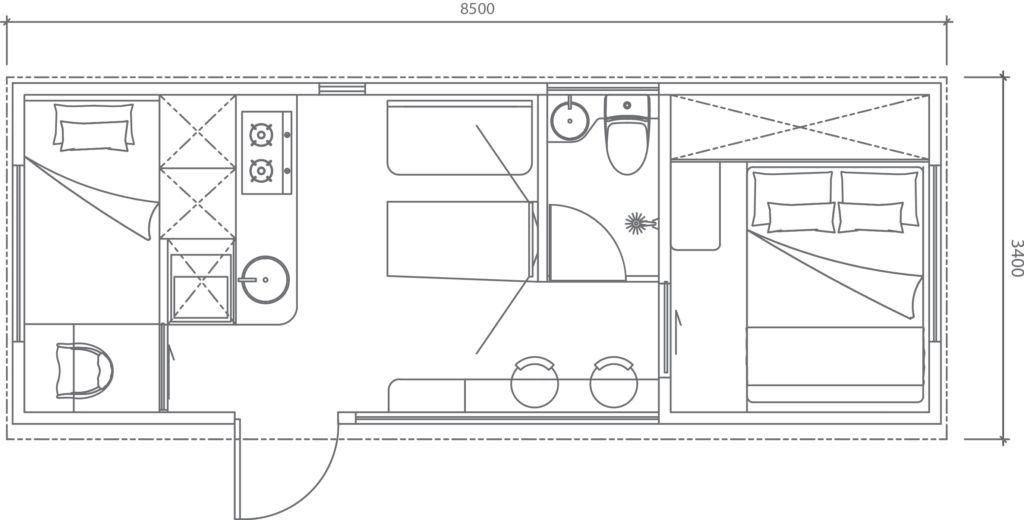 plan mini maison design 26m2 plan mini maison design 26m2