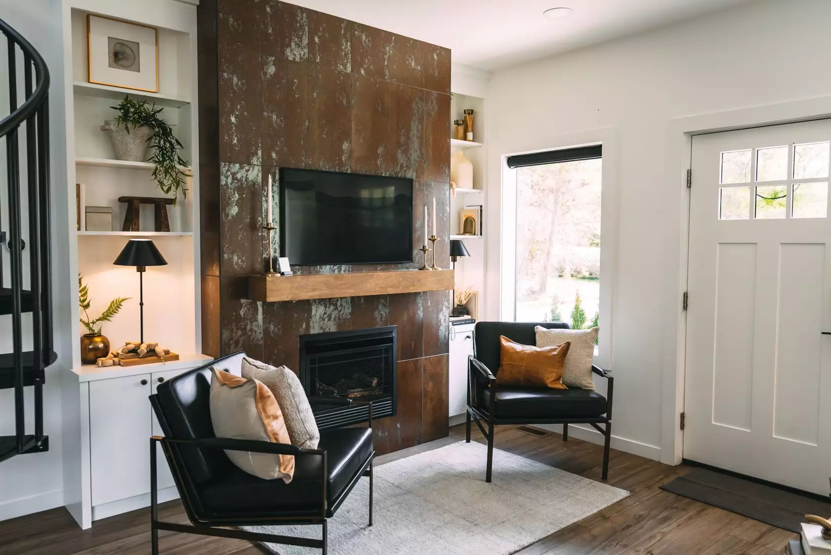 salon avec cheminée maison en bois salon avec cheminée maison en bois