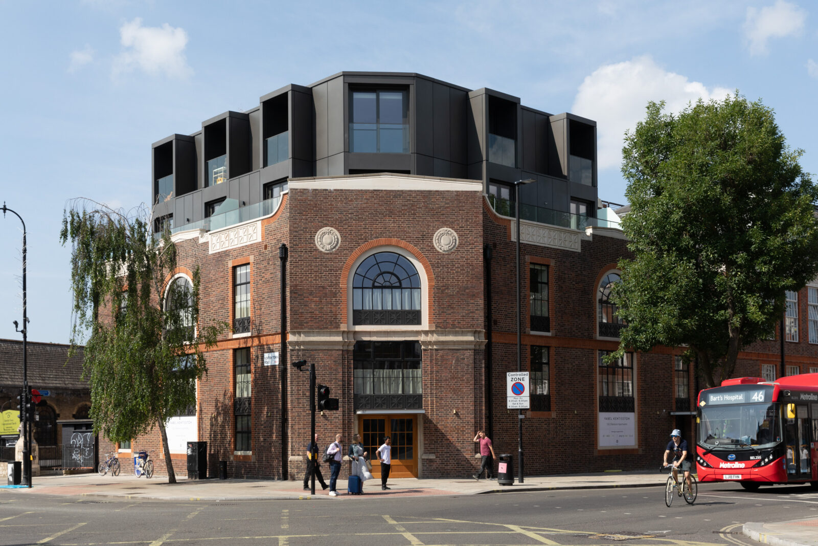 immeuble briques Londres immeuble briques Londres