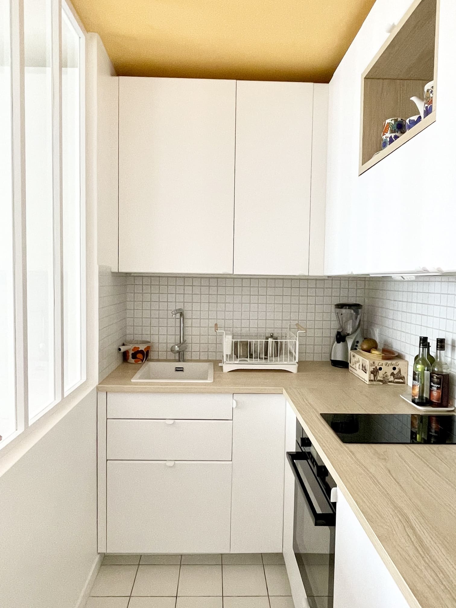 cuisine blanche plafond jaune cuisine blanche plafond jaune