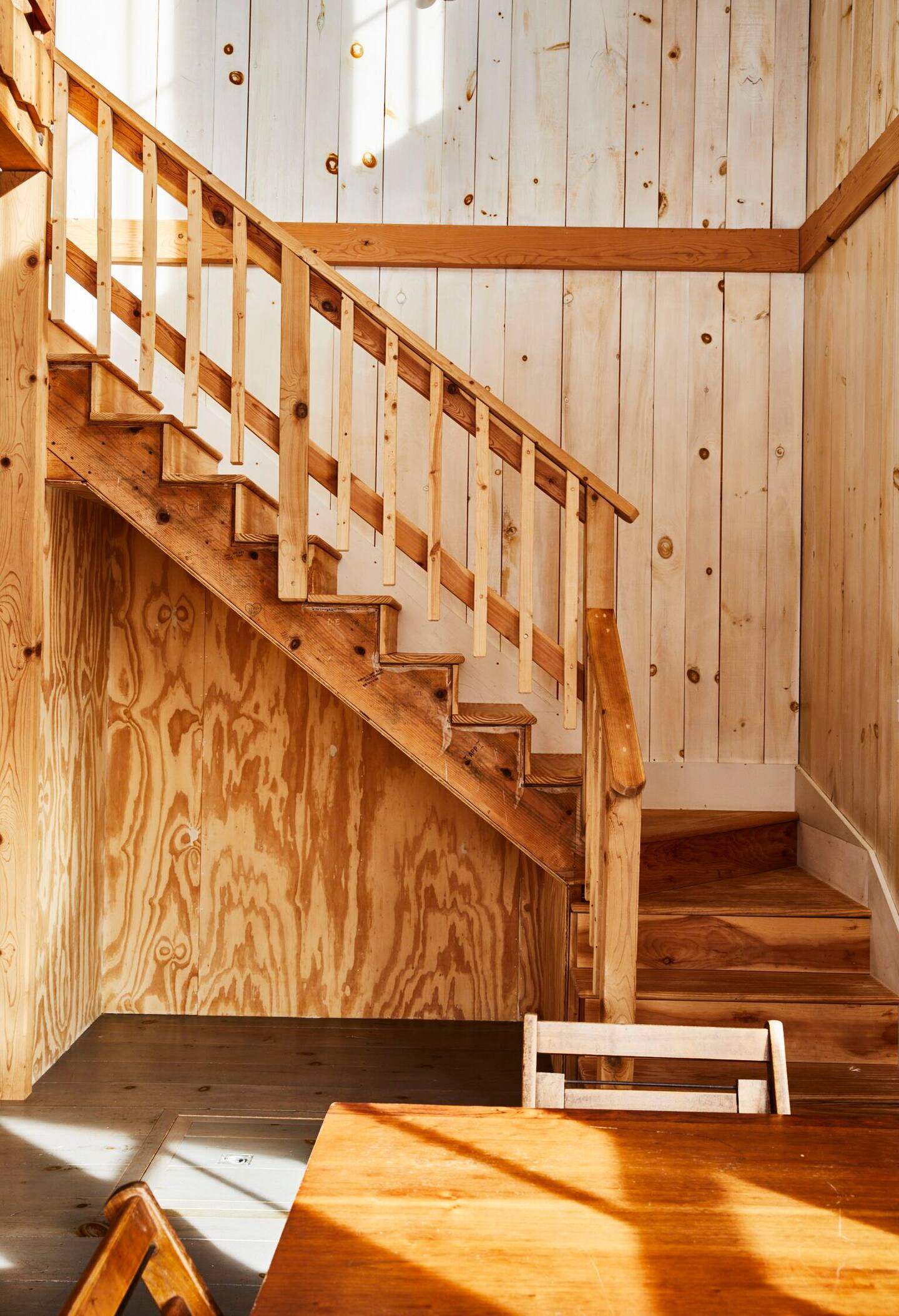 escalier en bois
