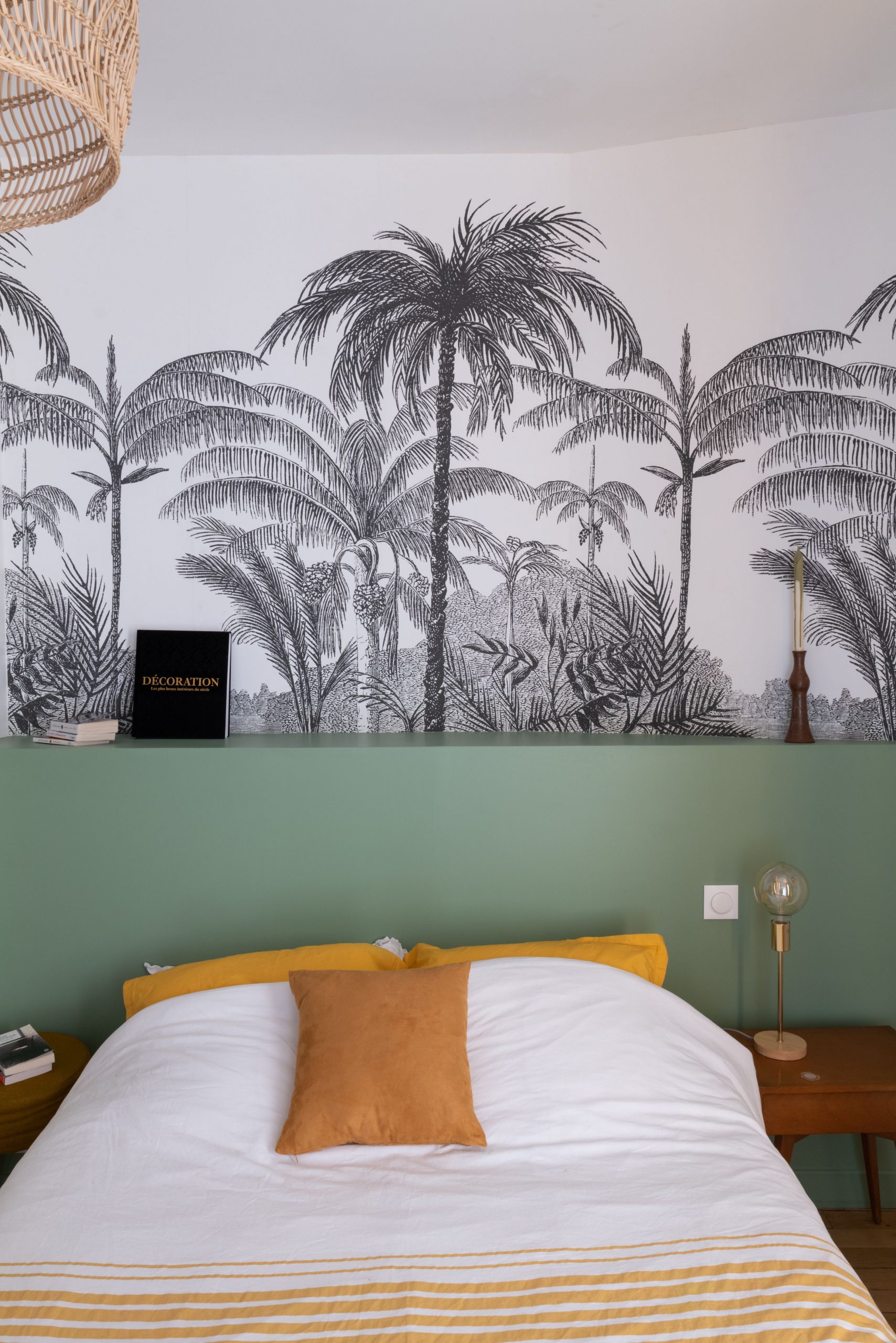 chambre avec papier-peint exotique chambre avec papier-peint exotique