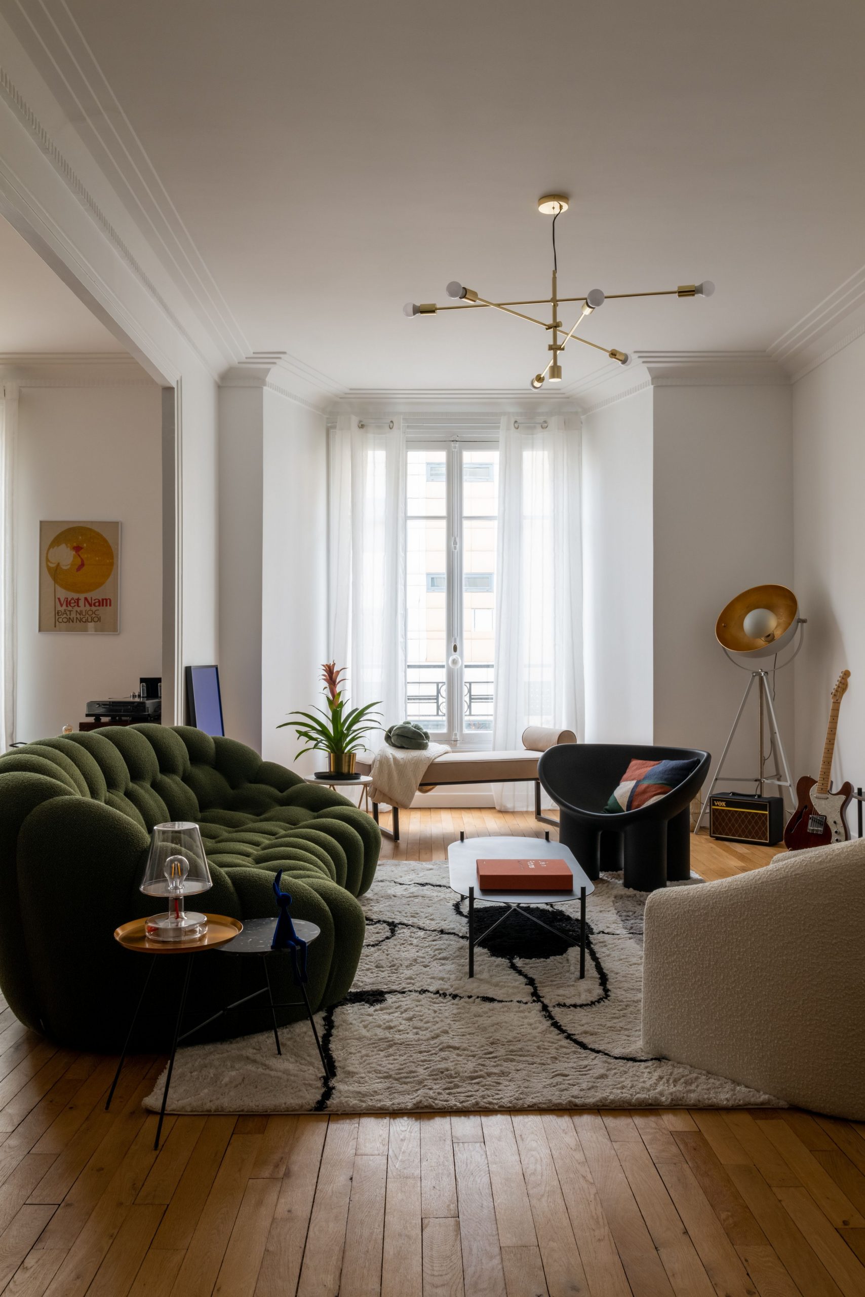 salon appartement haussmannien décoration contemporaine salon appartement haussmannien décoration contemporaine