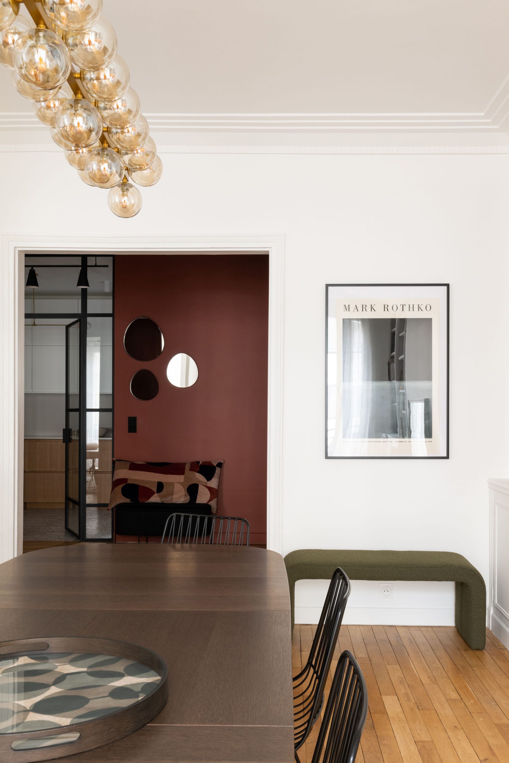 salle à manger appartement haussmannien décoration contemporaine salle à manger appartement haussmannien décoration contemporaine