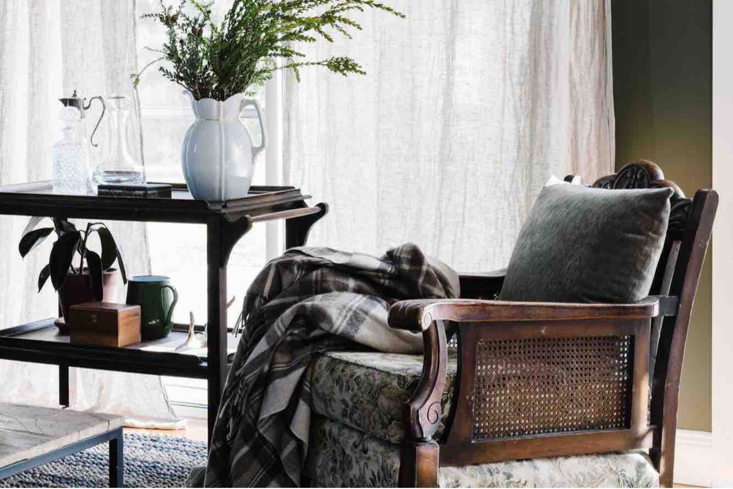 salon décoration rustique chic
