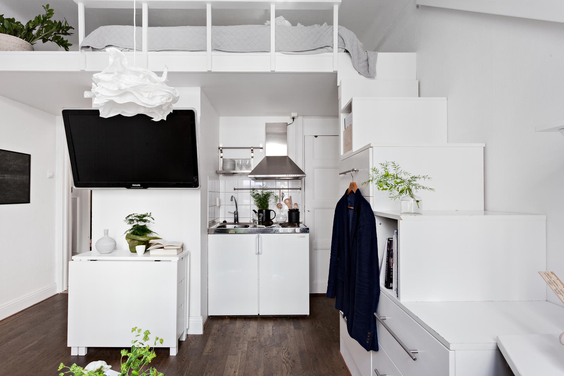 studio 16m2 avec mezzanine