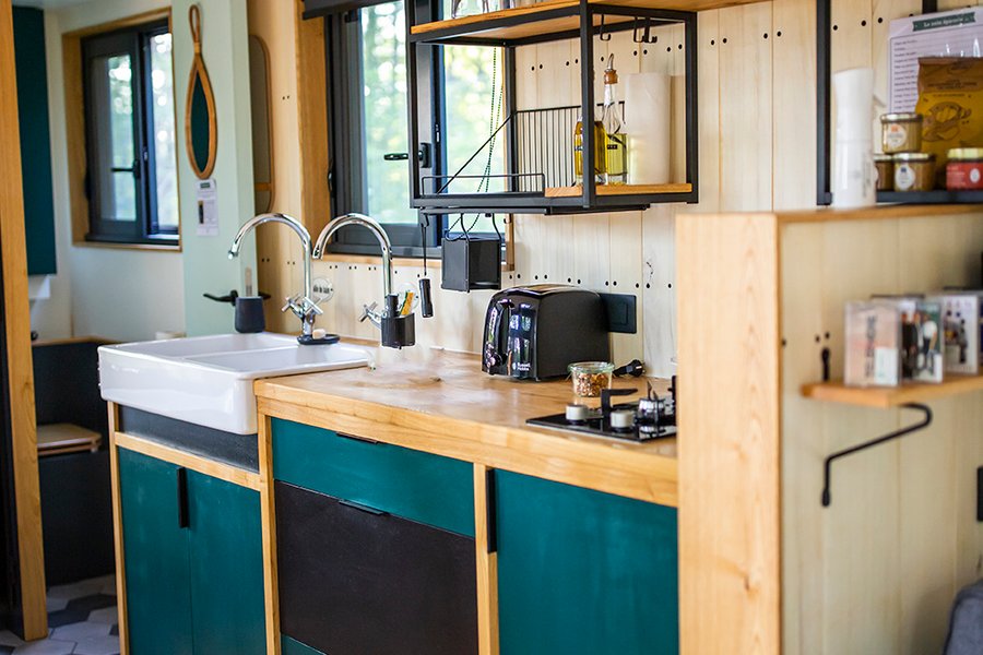 cuisine Inspire tiny house en bois